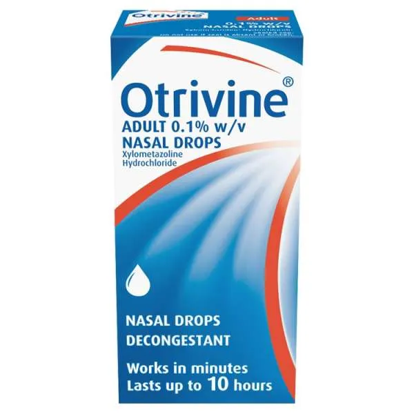 Otrivine Adult Nasal Drops 0.1%