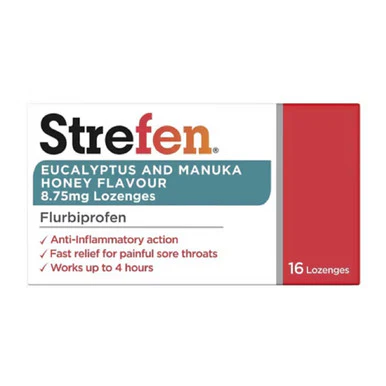 Strefen Eucalyptus & Manuka Honey 8.75mg - 16 Lozenges