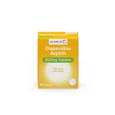 Aspirin 300mg - 32 Dispersible Tablets