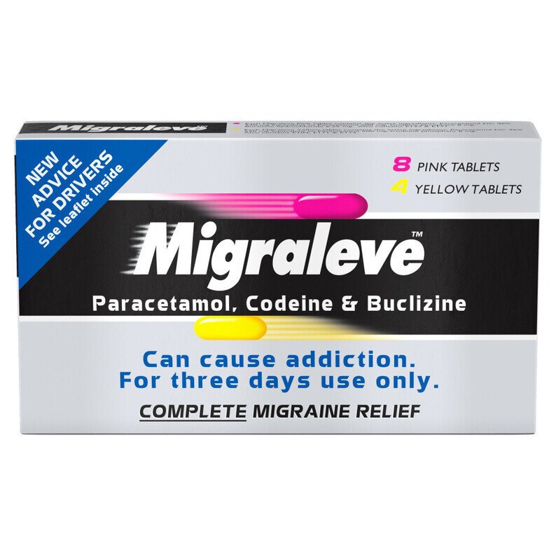 Migraleve Complete Migraine Pink & Yellow - 12 Tablets