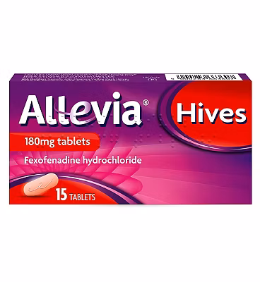 Allevia Hives 180mg - 15 Tablets