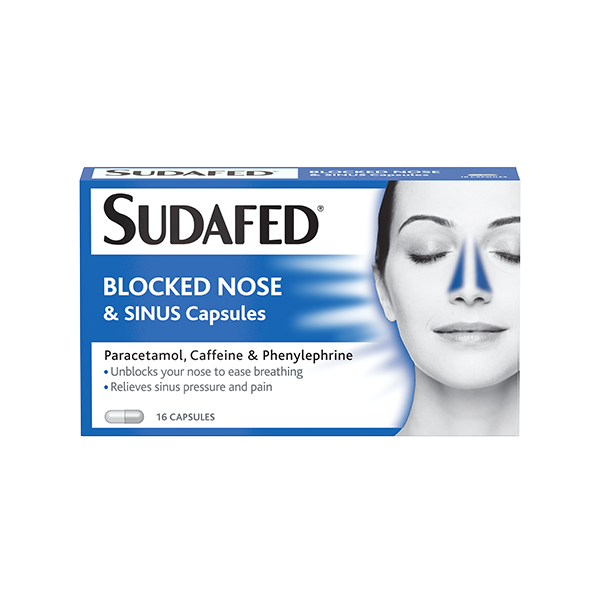 Sudafed Blocked Nose & Sinus - 16 Capsules