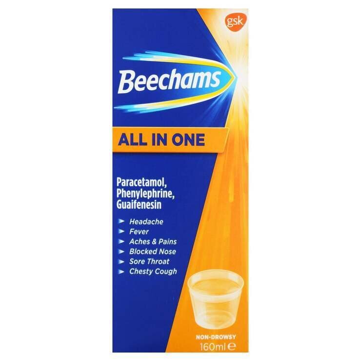 Beechams All In One Liquid - 160ml