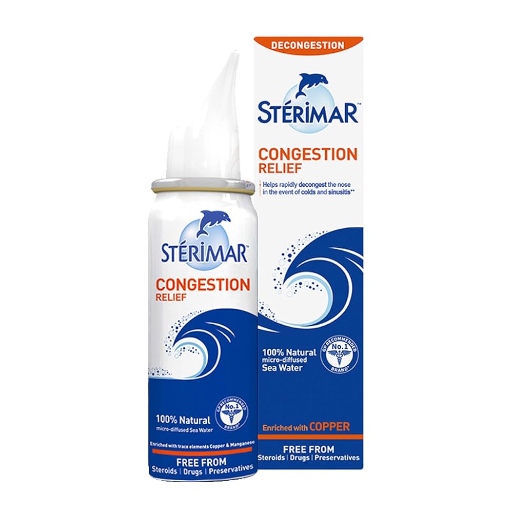 Sterimar Congestion Relief Sea Water Nasal Spray - 100ml