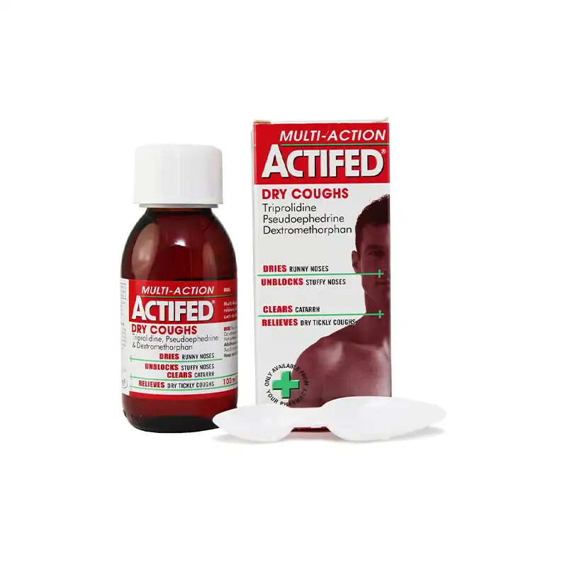 Actifed Multi-Action Dry Coughs - 100ml