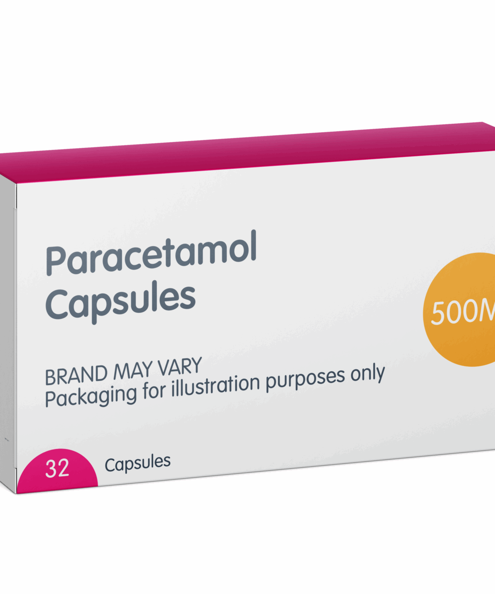 Paracetamol 500mg - 32 Capsules