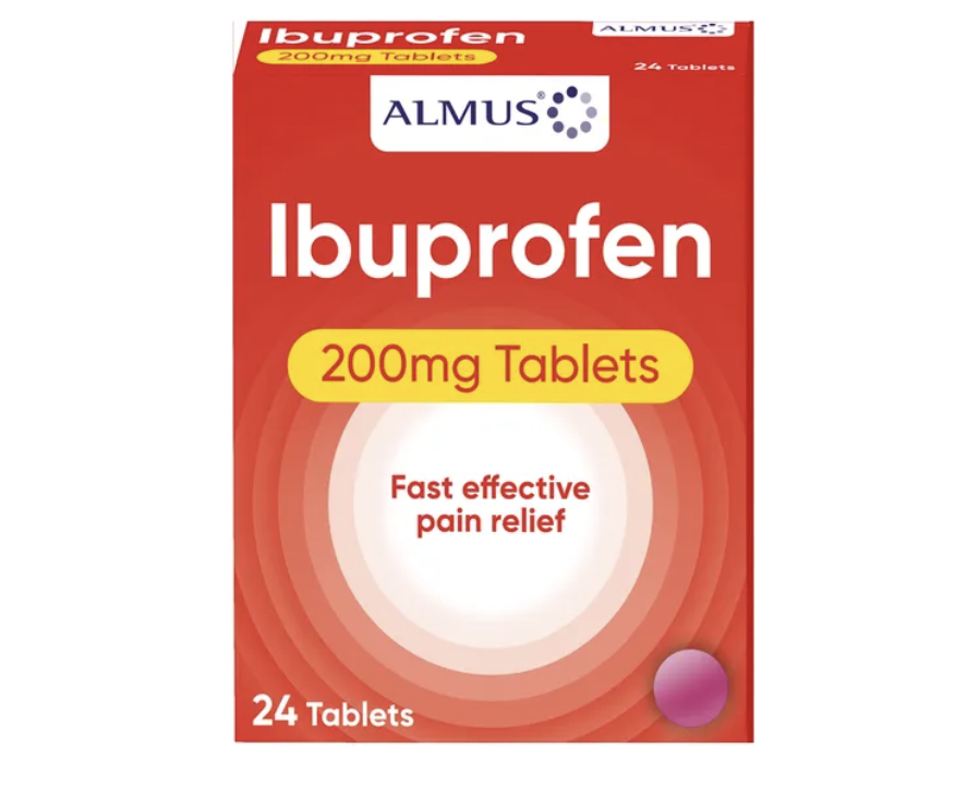 Almus Ibuprofen 200mg - 24 Tablets