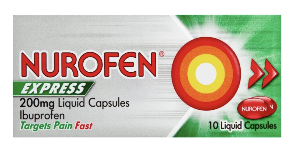 Nurofen Express 200mg - 10 Liquid Capsules