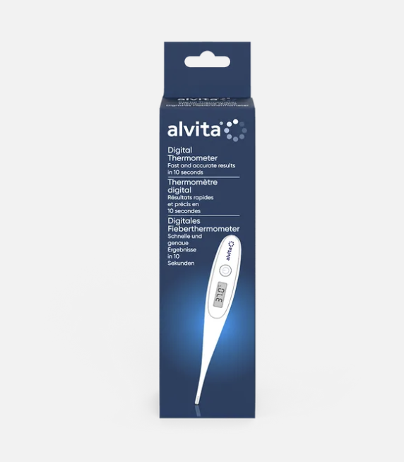 Alvita Digital Thermometer Rigid Tip