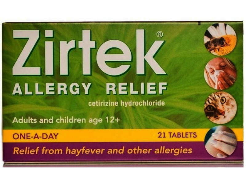 Zirtek Allergy - 21 Tablets