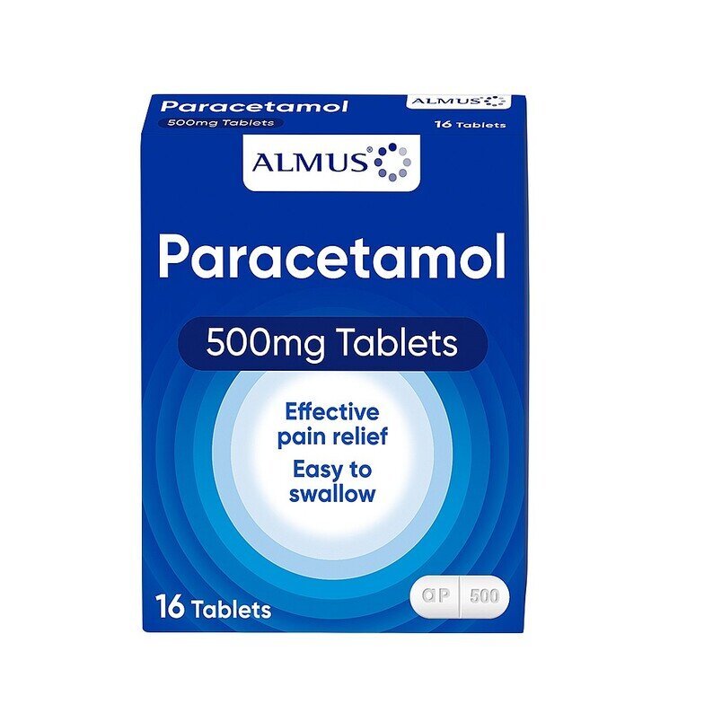 Almus Paracetamol 500mg - 16 Caplets