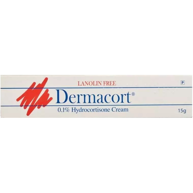 Dermacort 0.1% Hydrocortisone Cream - 15g