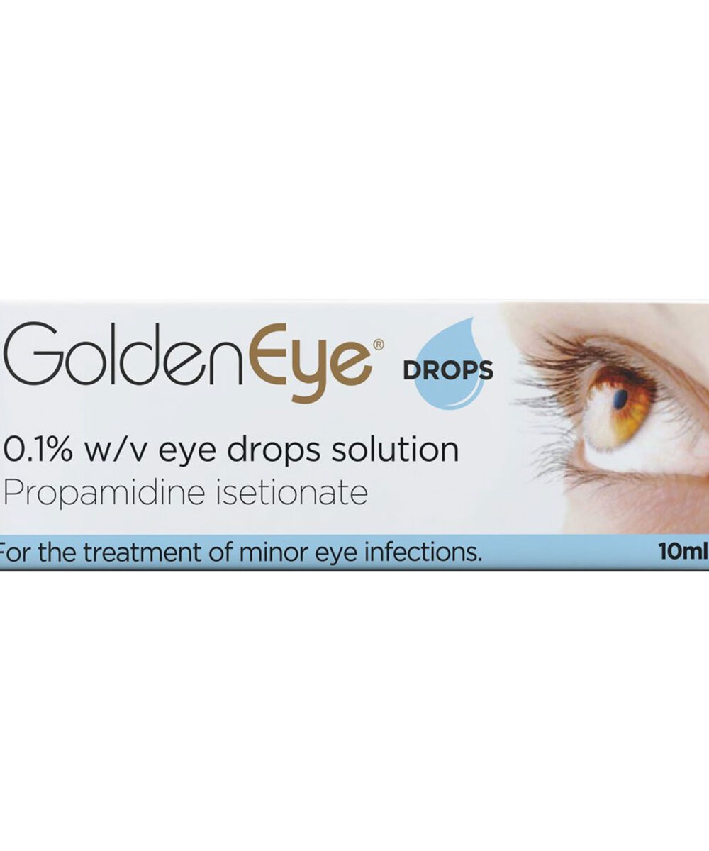 Golden Eye 0.1% w/v Eye Drops Solution - 10ml