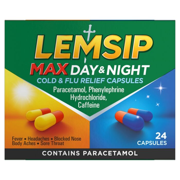 Lemsip Max Day & Night - 24 Capsules
