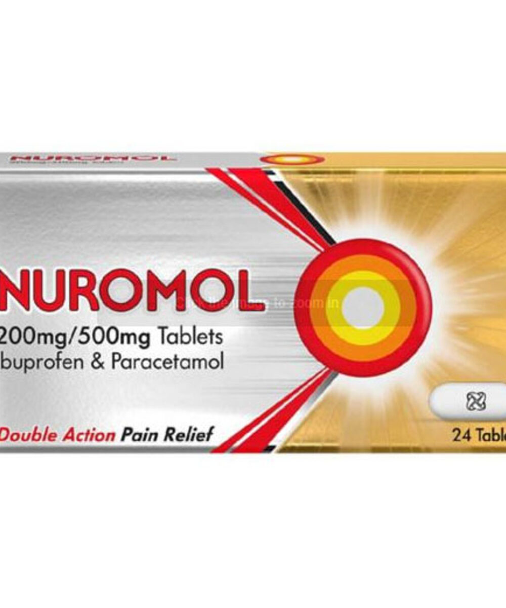 Nuromol 200mg/500mg - 24 Tablets