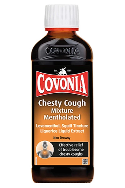 Covonia Chesty Cough Mixture Mentholated - 150ml
