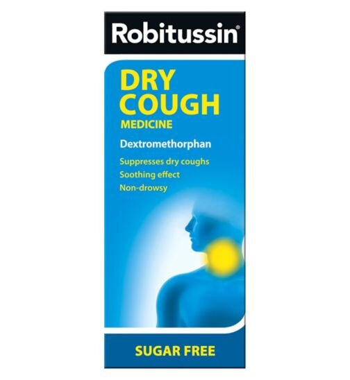 Robitussin Dry Cough Syrup - 100ml